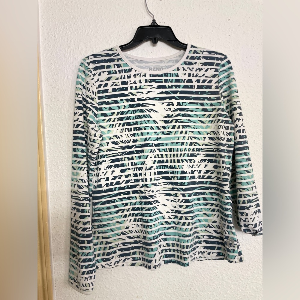 Hawaii print lined full sleeves T shirt